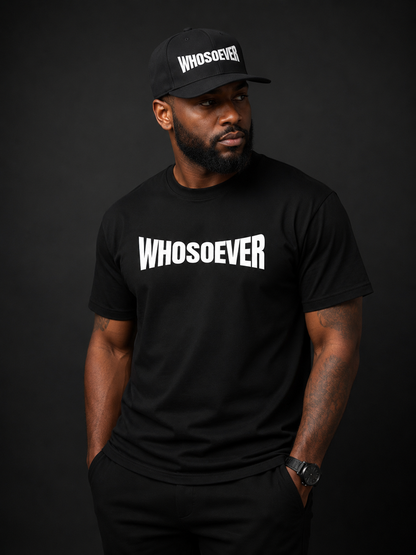 (Chosen Black) Whosoever Hat & Tee Combo