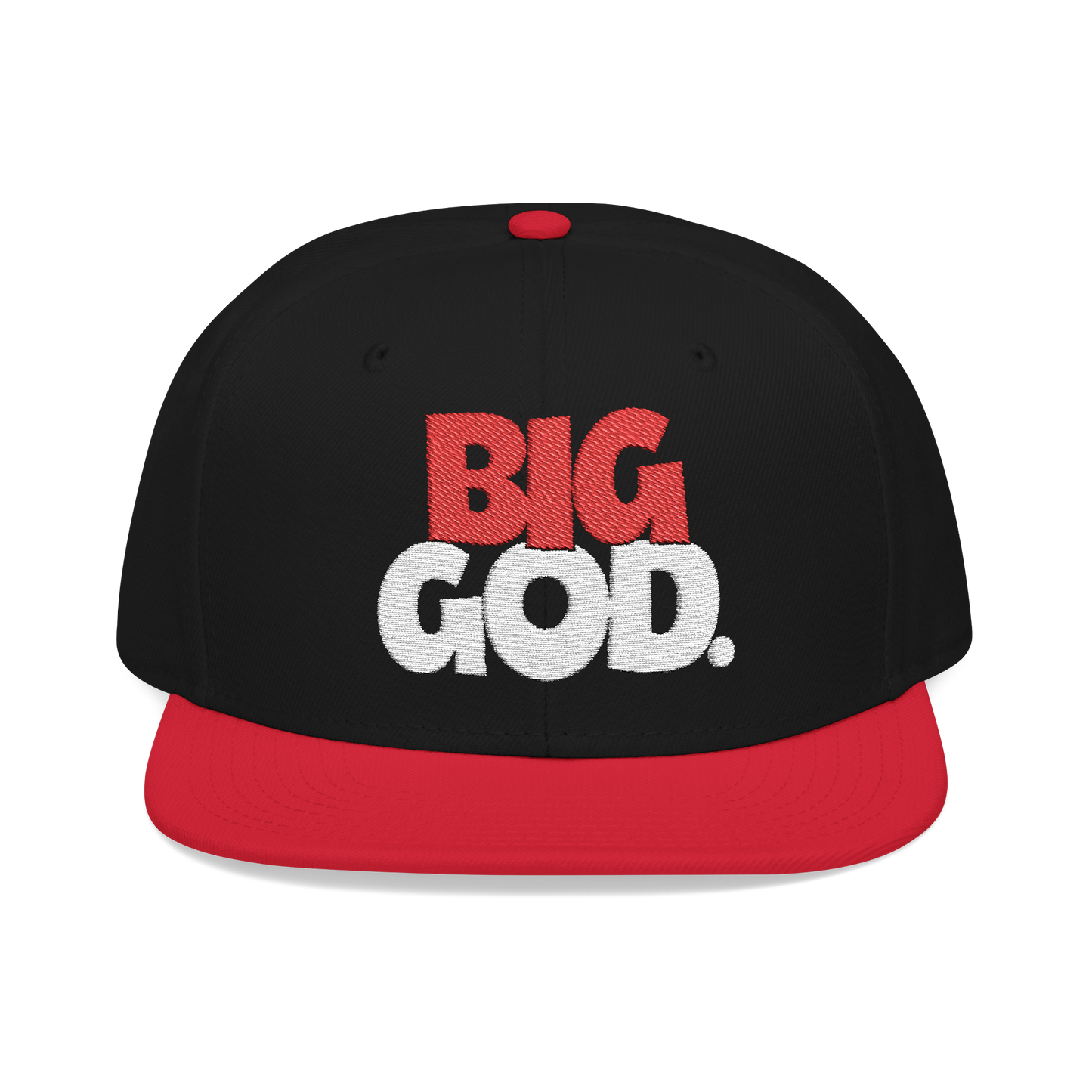 Big God Embroidered Snapback