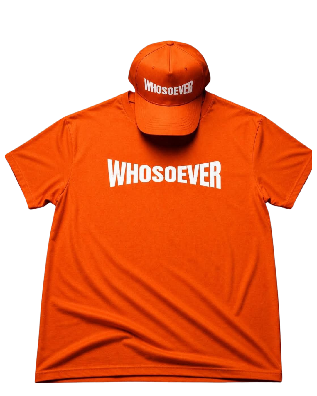 (Refined Orange) Whosoever Hat & Tee Combo