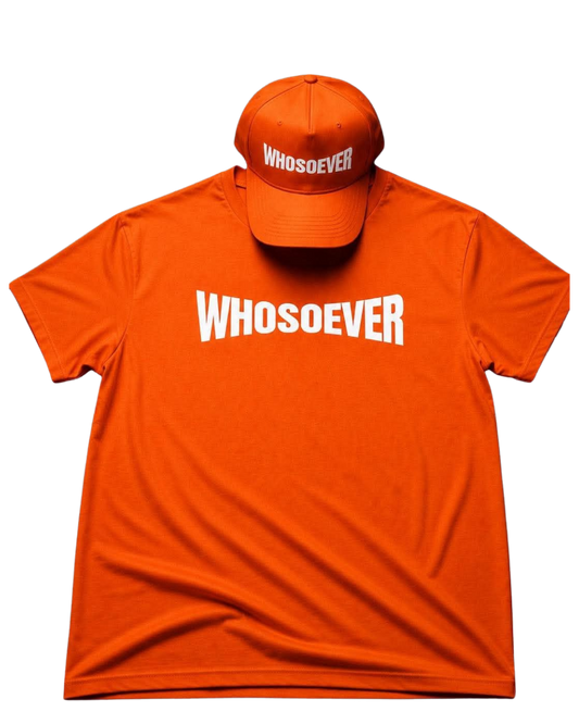(Refined Orange) Whosoever Hat & Tee Combo