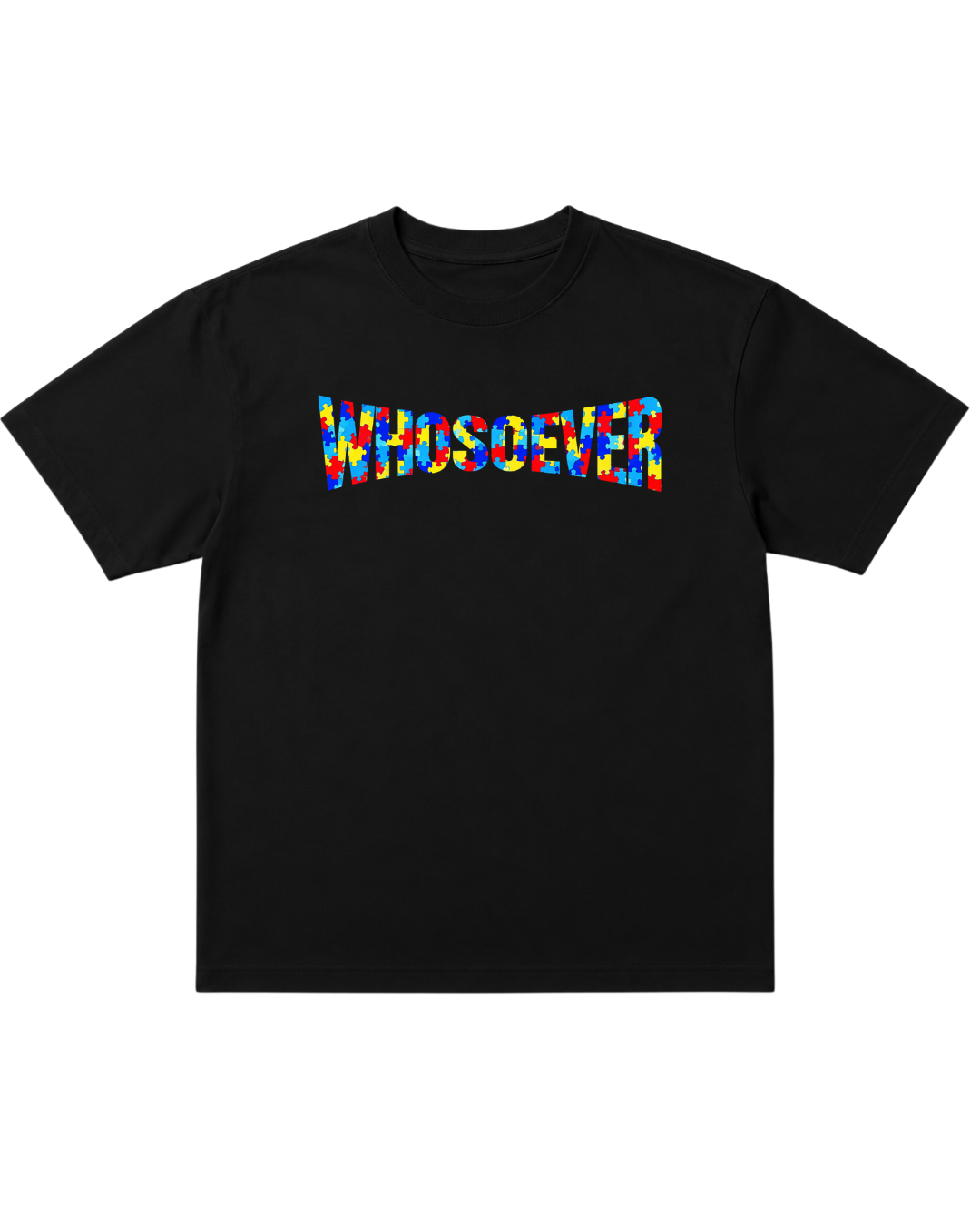 (Chosen Black) Whosoever Kids Austim Awareness Tee