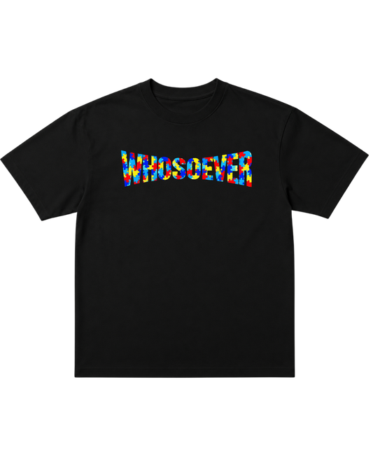 (Chosen Black) Whosoever Kids Austim Awareness Tee