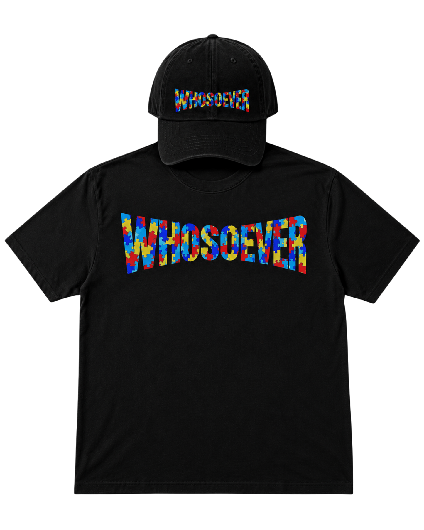 Whosoever Autism Awareness Hat & Tee Combo